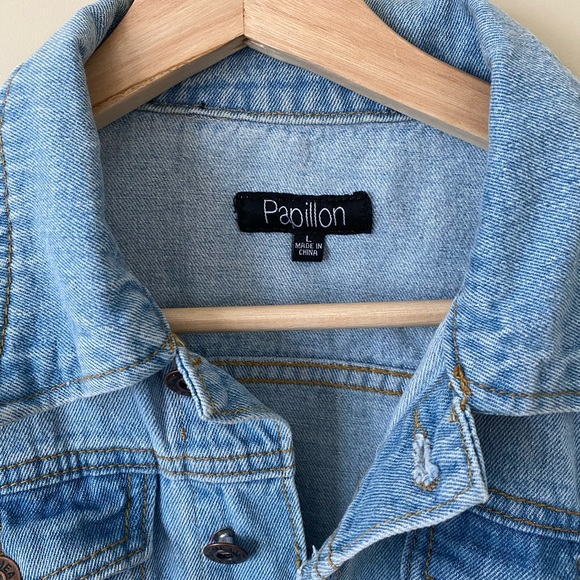 Papillon Jean Jacket - Picture 2 of 7